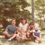 Doug, Anne, Ryan-Meghan, Jesse camping 1980s
